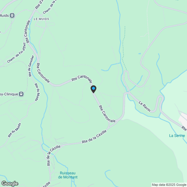 Residenz der Alten Schmiede in Arzier - Karte