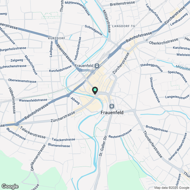 Wohnen in neu renovierter Wohnung direkt am Ufer der Murg - Karte