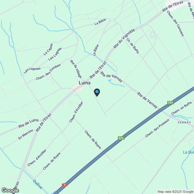 Prächtige 4,5-Zimmer-Wohnung mit Panoramablick in Luins - Karte
