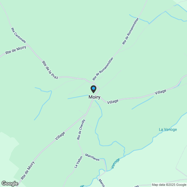 Schönes 3.5-Zimmer-Apartment im Herzen von Moiry - Karte