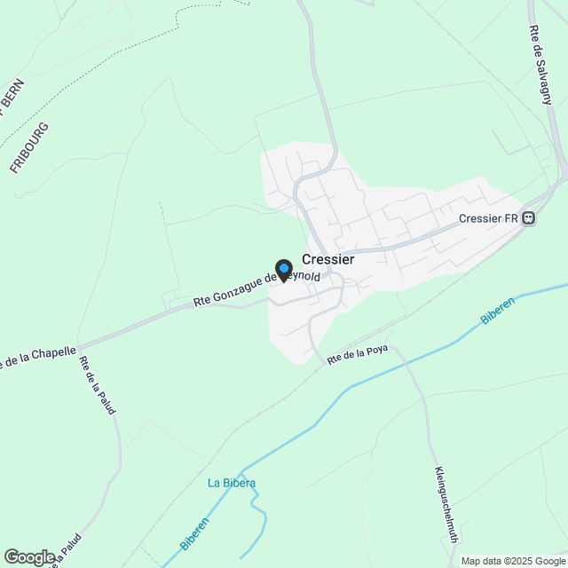 CRESSIER Résidence Erbina - Karte