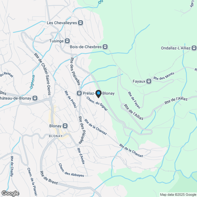 Villa Neuve | Vue Léman - Karte