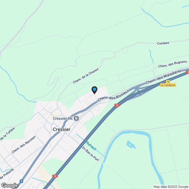 Ihre 6,5-Zimmer-Villa in Cressier - Karte