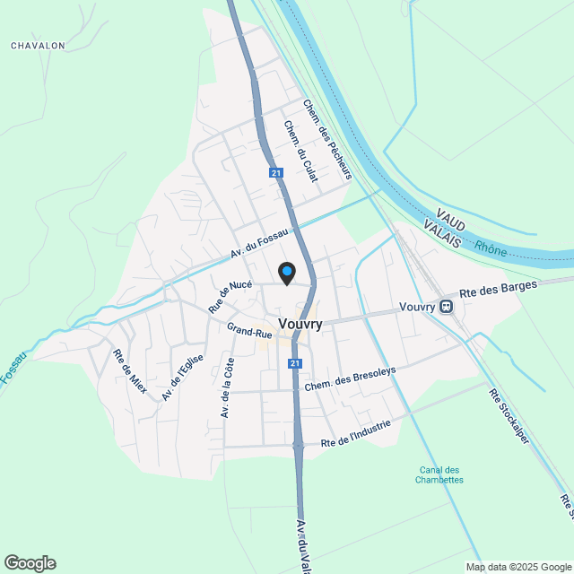 Vouvry - 4.5-Zimmer-Wohnung - Residenz Le Bourg - Lot B2.13 - Karte