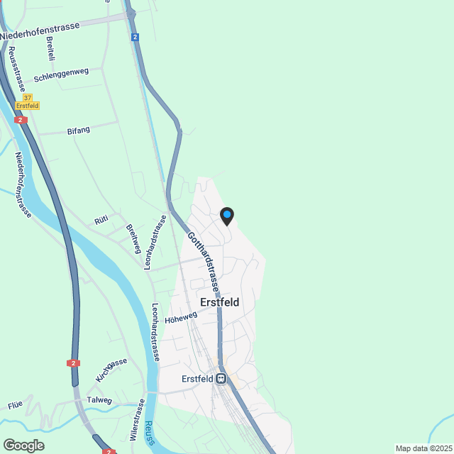4.5-Zimmerwohnungen - Bitzi Erstfeld - Karte