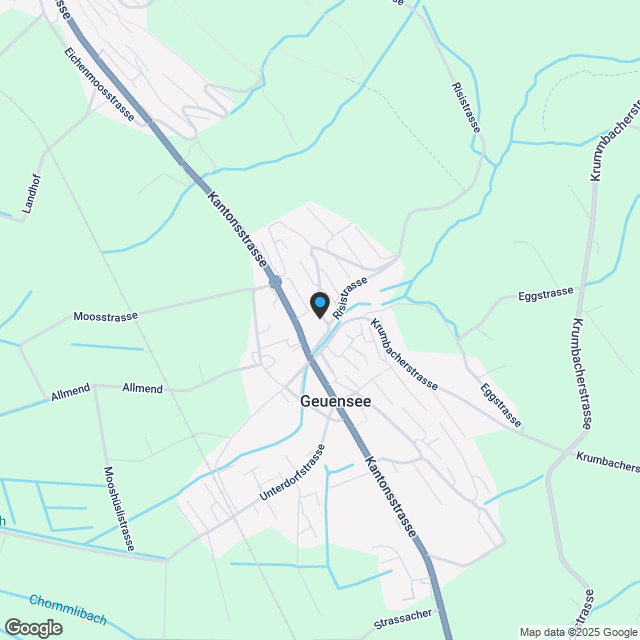 Wohnung mit ländlicher Lage aber idealer Verkehrsanbindung - Karte