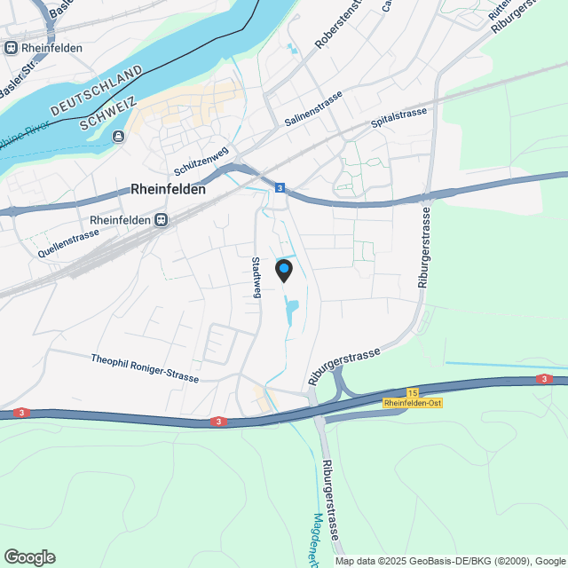 Schöner Wohnen in Rheinfelden-Nollingen - Karte