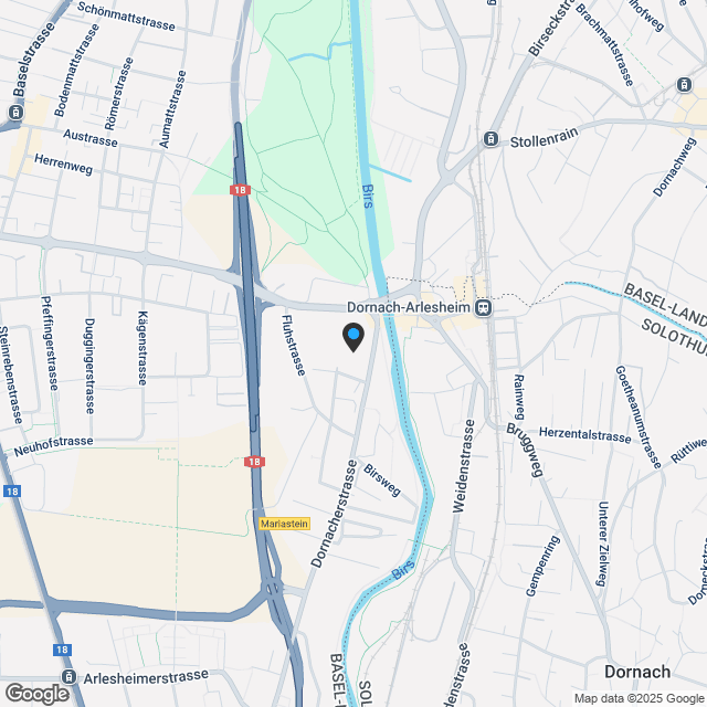 Exklusive Attikawohnung mit grosszügiger Dachterrasse - Karte
