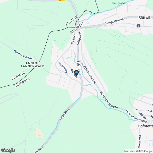 WOHNEN AM WALDRAND, NATURNAH UND MODERN - Karte