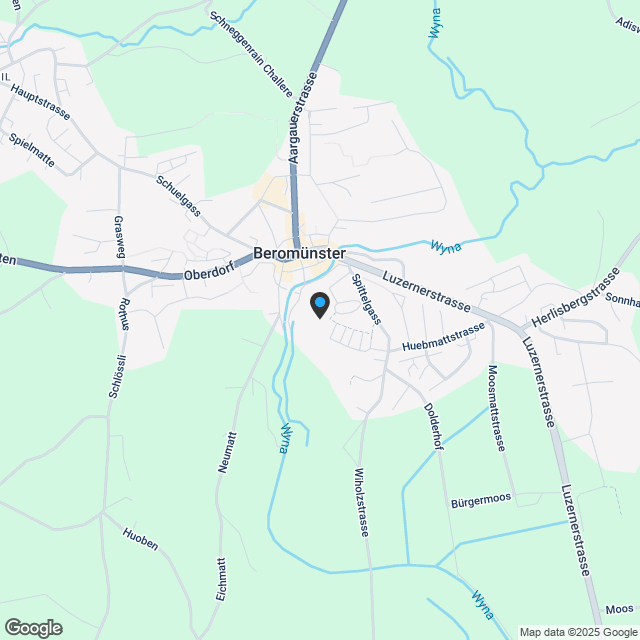 6.45 | Moderne 3.5-Zimmer-Wohnung in Beromünster - Karte