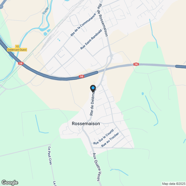 Rossemaison - Neuwertiges 3.5-Zimmer-Minergie-P-Apartment mit Balkon - Karte