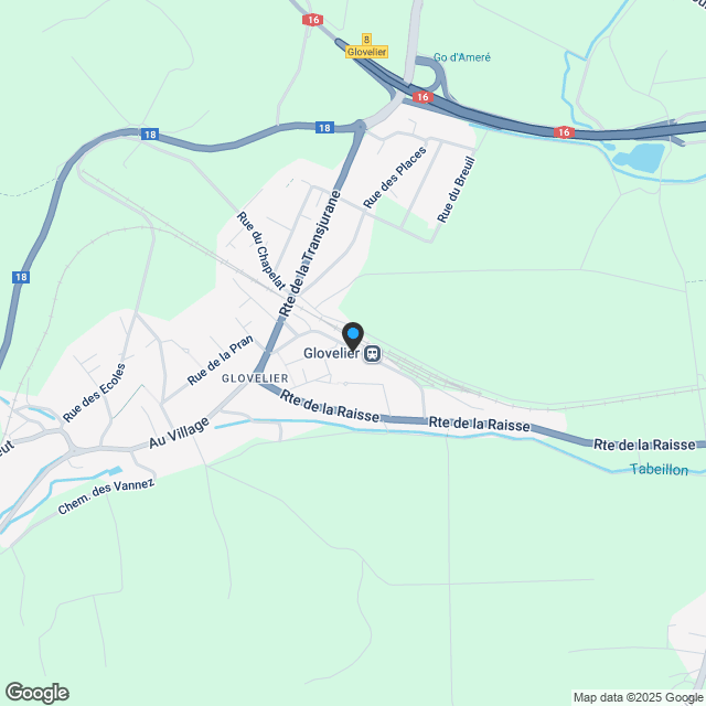 Prächtige 3,5-Zimmer-Neuwohnung in Glovelier - Karte