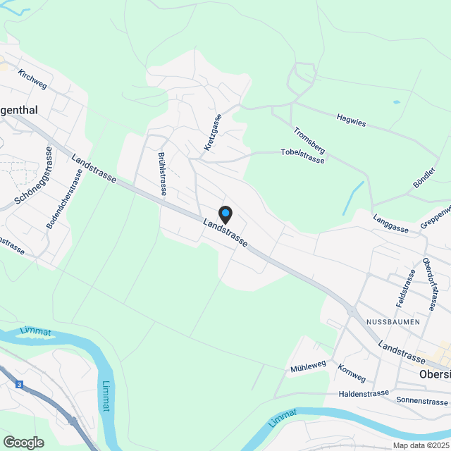 Ersatzneubauprojekt in Kirchdorf AG - stilvoll, nachhaltig, naturnah - Karte