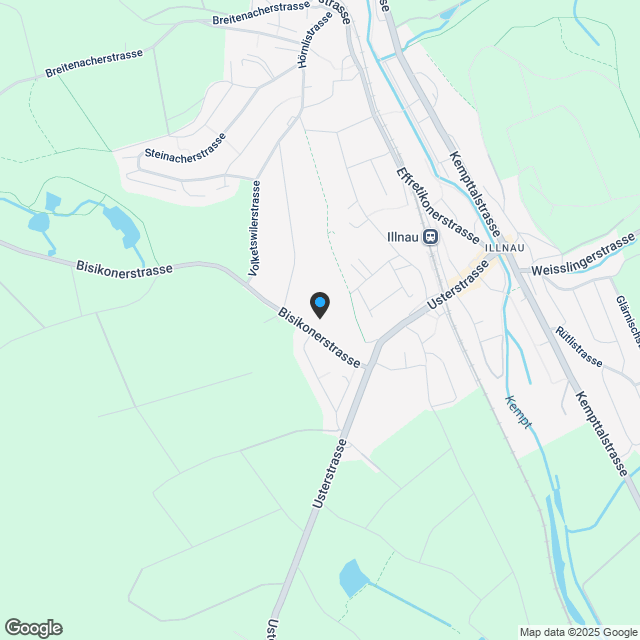 Moderne 3 ½ Zi-Erdgeschoss-Wohnung mit Gartenanteil in Illnau - Karte