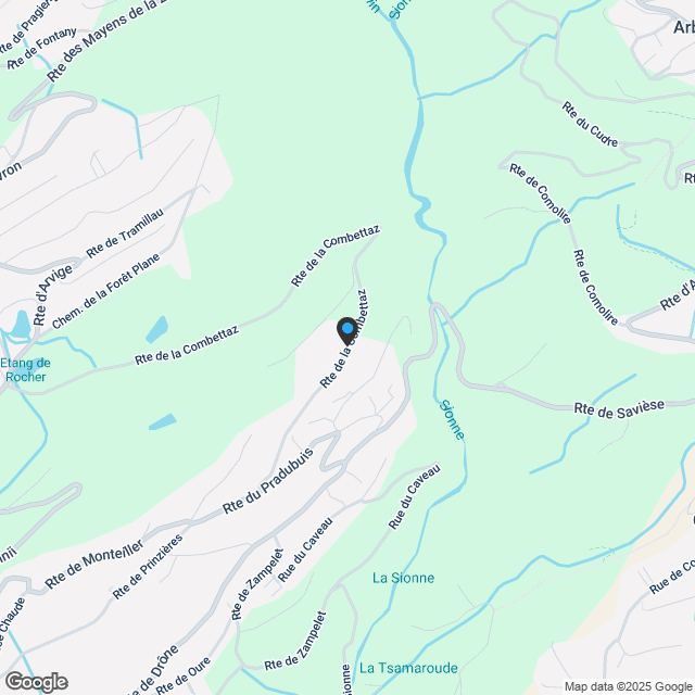 Savièse 16 Apartments und eine Villa mit Panoramablick, im Herzen einer ökologischen Residenz von hohem Standard - Karte