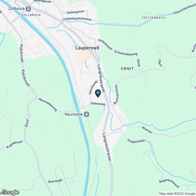NEUBAU Zollbrück - Leben in der Natur, neben der Emme und trotzdem zentrumsnah - Karte