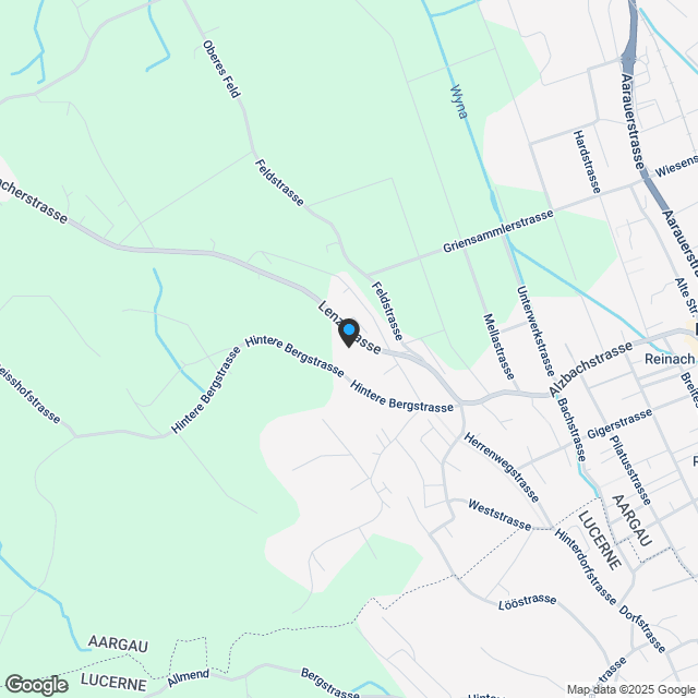 Neubauprojekt Wyna * Idyllisch Wohnen am Bach - Karte