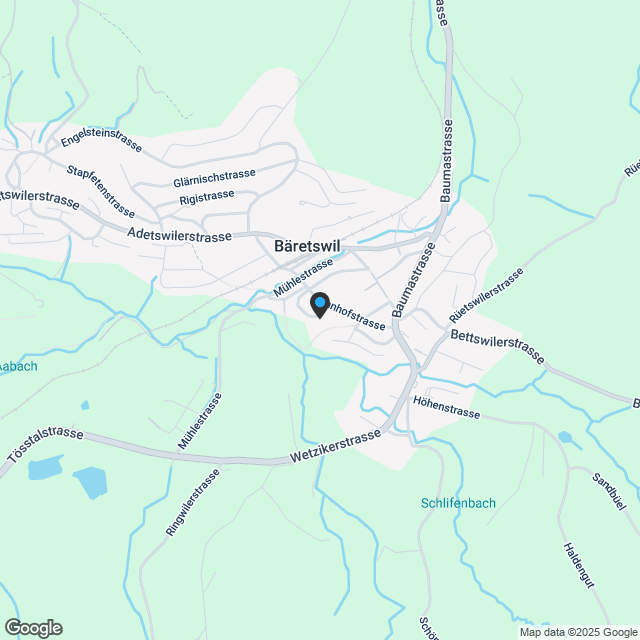 3.5-Zimmer-Garten-Wohnung in Bäretswil – Modern, Nachhaltig und Hochwertig - Karte