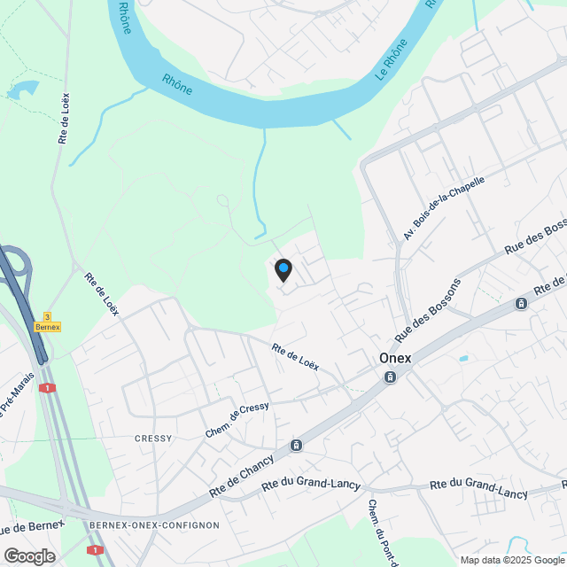 Projekt von vier angrenzenden Villen "Evaux Parc - Karte