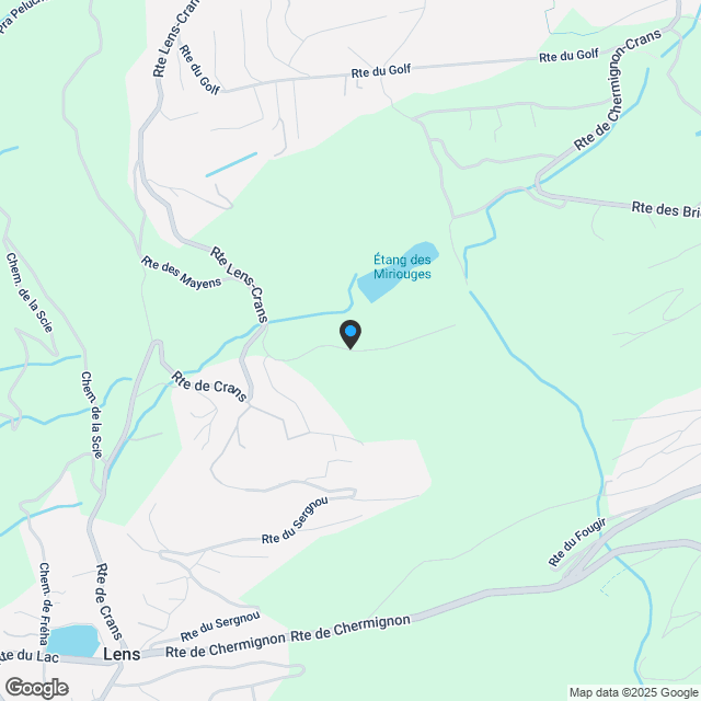 Chalet existant en transformation à Crans Montana - Karte