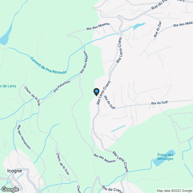 Architecture moderne et vue imprenable sur les Alpes valaisannes - Karte