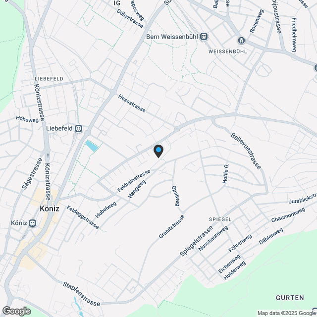 Neubau: 6.5-Zimmer-Reihenhaus in Liebefeld > Letzte Gelegenheit: Nur noch 1 Haus verfügbar! - Karte