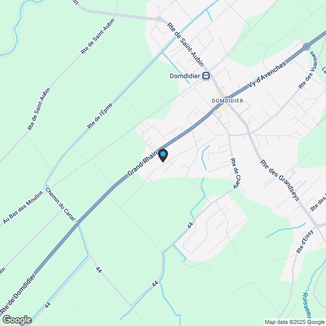 Prächtige Villa 3,5 Zimmer in Domdidier nahe bei Komfort und Natur - Karte