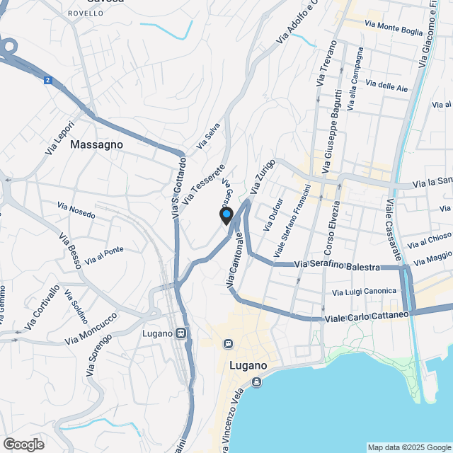 LUGANO - SPAZIOSO ATTICO DI 6.5 LOCALI CON VISTA SULLA CITTA' E SUL LAGO - Karte