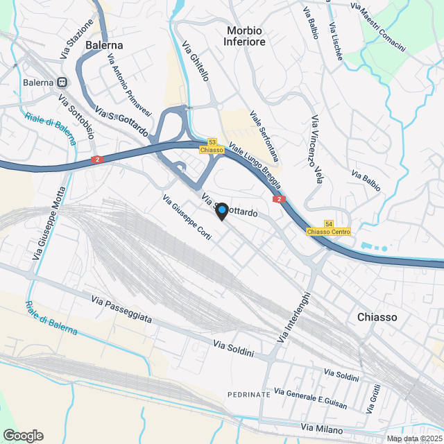 Geräumige und neue 4.5-Zimmer-Wohnung in Balerna - Karte