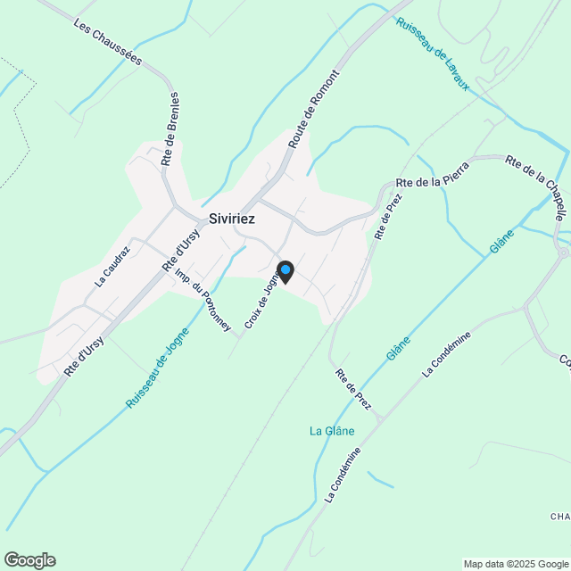 Die Residenz Les Coteaux Verts de Siviriez - Karte