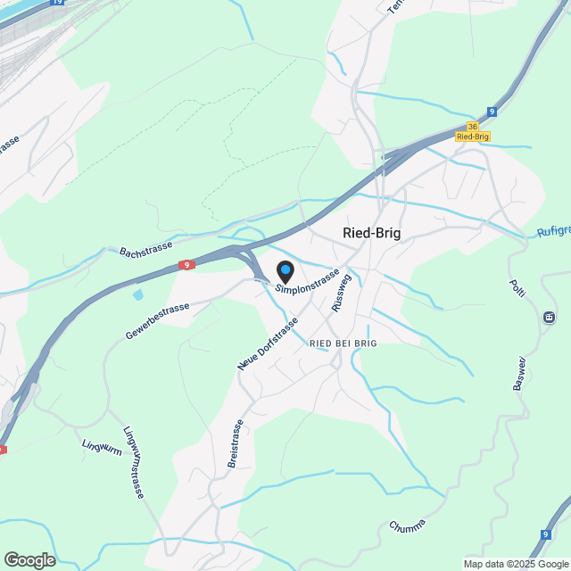 Exklusive 5.5-Zimmerwohnung mit traumhafter Aussicht - Karte