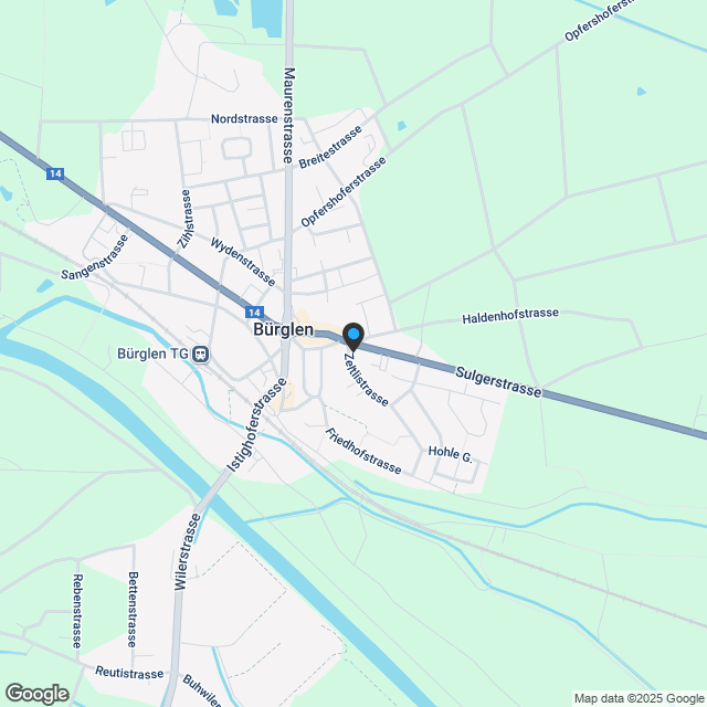 Wunderschöne 4.5-Zi. Attikawohnung in Bürglen TG (nahe Weinfelden TG) - Karte