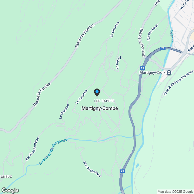 Bauarbeiten im Gange - Neue Promotion - 3.5-Zimmer-Dachwohnung - Einheit 21 - Karte