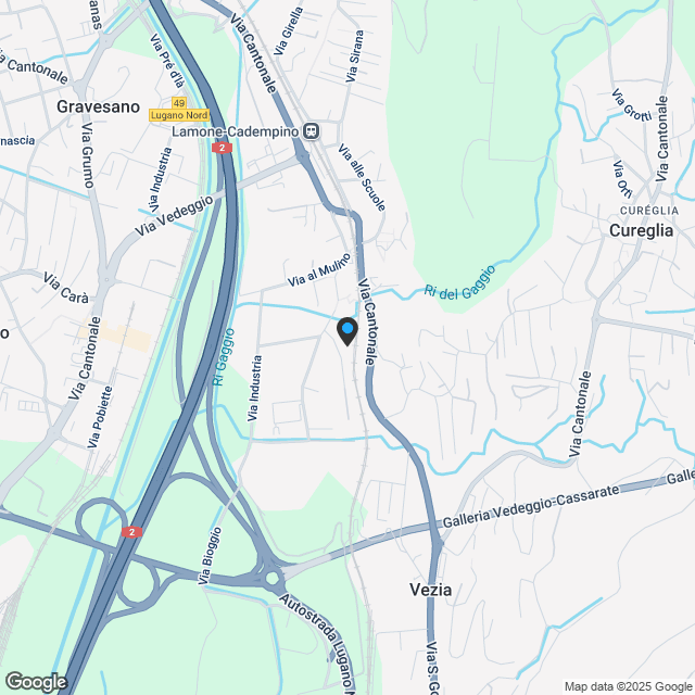 Neue Residenz in Cadempino, Apartment mit Terrasse - Karte