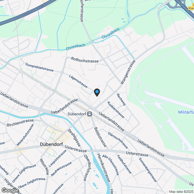 Moderne 4.5-Zimmer-Neubau-Wohnung mit Balkon in Dübendorf - Karte