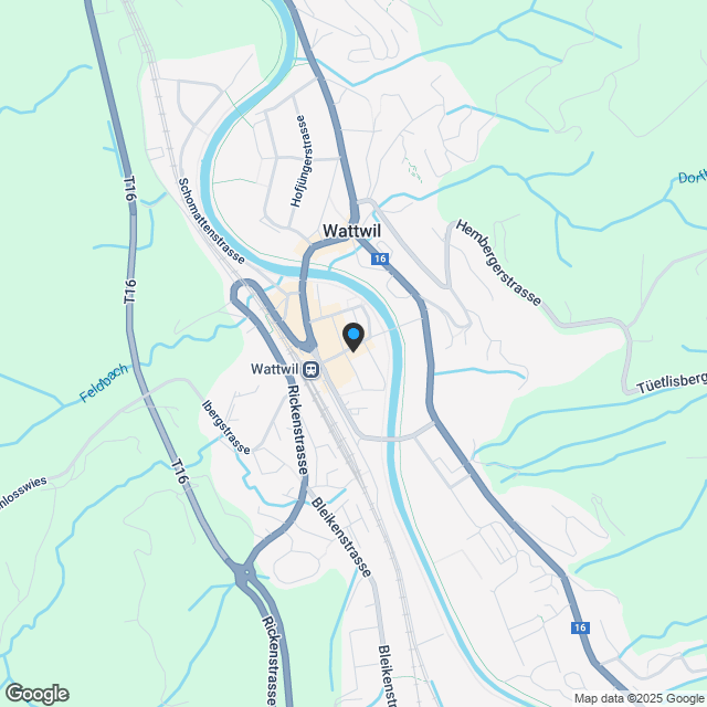 Projektankündigung - Ihr neues Zuhause im Herzen von Wattwil - Karte