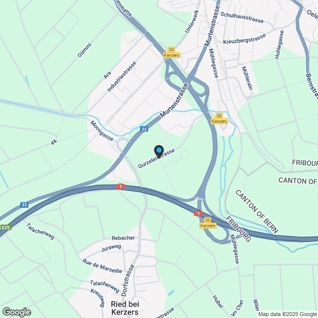 Ihr neues Zuhause in Ried b. Kerzers - Freistehendes Einfamilienhaus - Karte