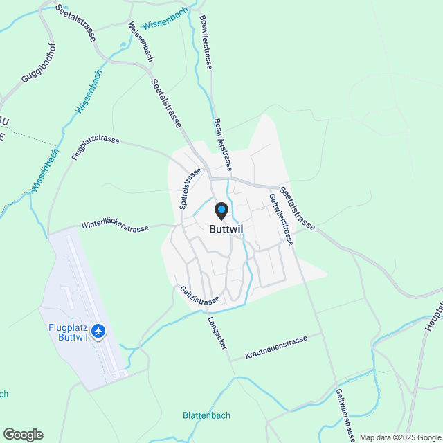 4.5 Zimmer-Neubauwohnung in Buttwil AG im Dachgeschoss - Karte