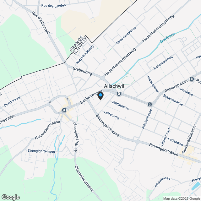 Traum-Wohnung in Allschwil - Karte