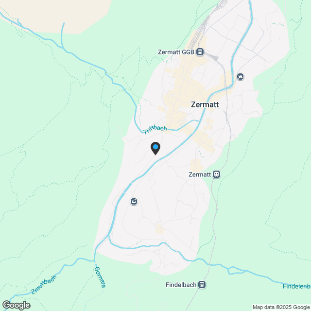 Neubau Duplex-Wohnung in Zermatt - Karte