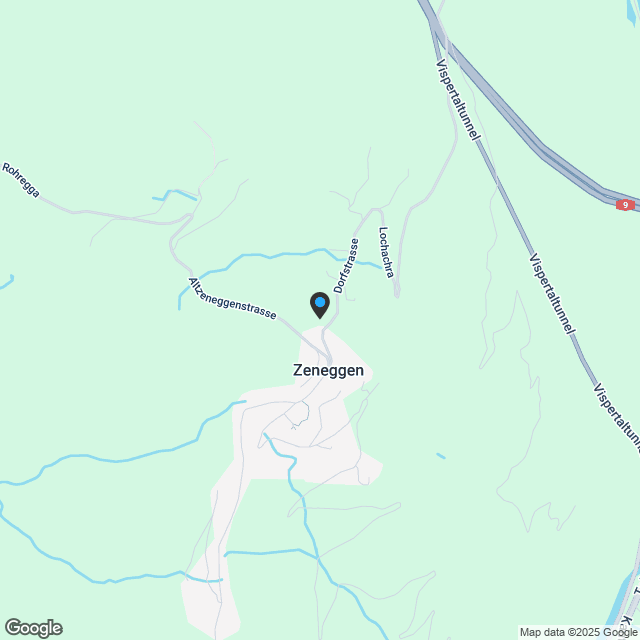 Moderne 3.5-Zimmer-Neubau-Wohnung mit Bergblick in Zeneggen - Karte