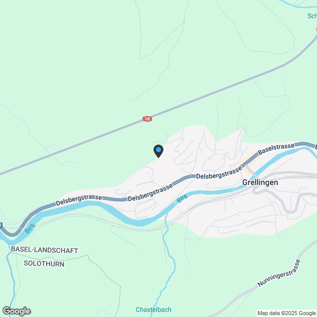 Modernes Wohnen mit Weitsicht Neubau 4.5-Zimmer-Wohnung in Grellingen - Karte