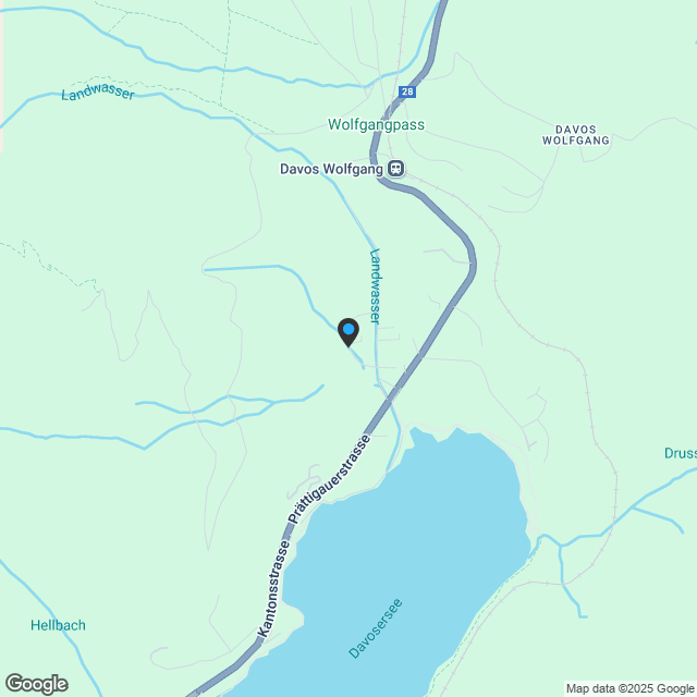 Einfamilienhaus "Ob dem Seeweg 3C" in Davos Wolfgang - Karte