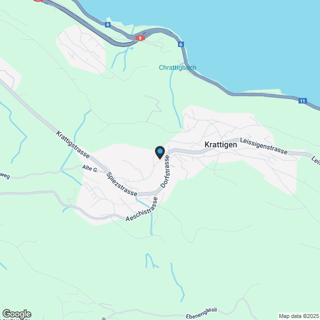 "Hubelmatte Krattigen" - Familienfreundliche 6.5-Zimmer-Doppelhaushälften mit modernster Haustechnik - Karte