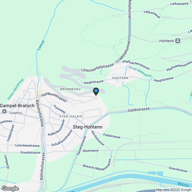 Einzigartiges Einfamilienhaus in Steg - Karte