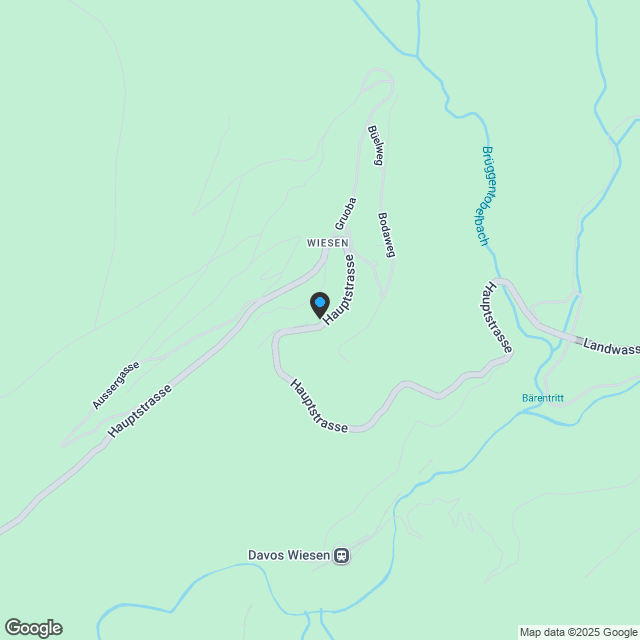 5.5-Zimmer-Doppeleinfamilienhaus als hochwertiger Erstwohnsitz (6F) in Davos Wiesen - Karte