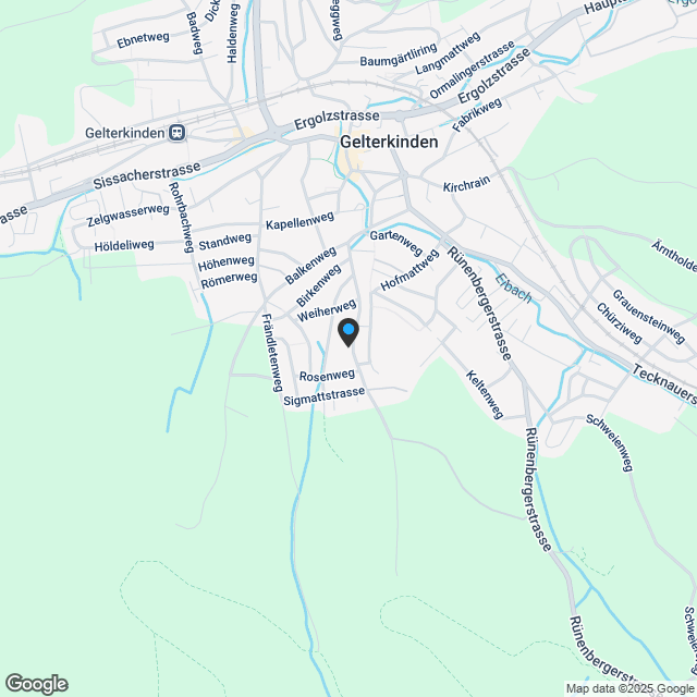 Wohnung 4 OG / Attraktive Eigentumswohnungen im sonnigen Gelterkinden - Karte