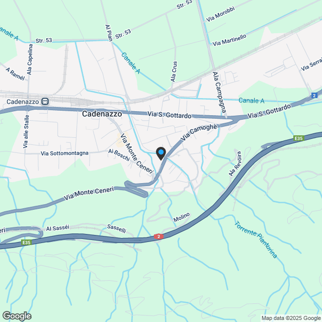 Neue 2.5-Zimmer-Wohnungen in Cadenazzo - Karte