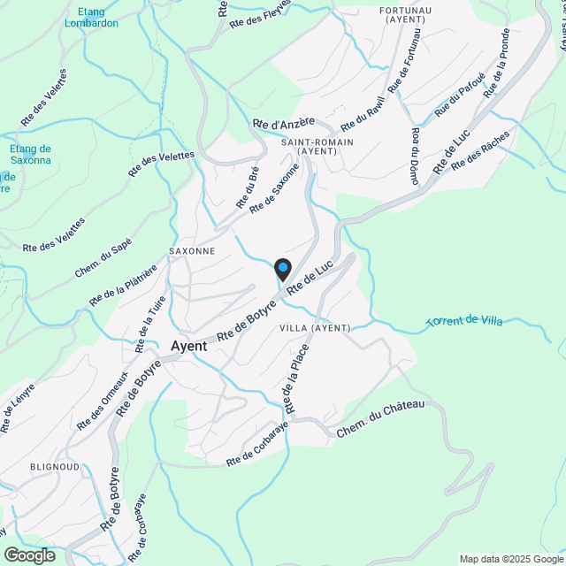 Die Perrons von St-Romain: Terrassenwohnungen, herrliche Aussicht - Karte