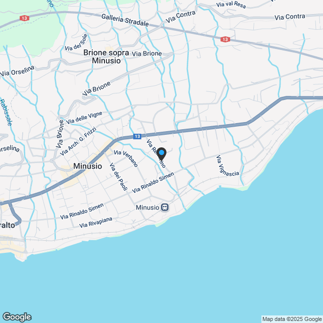 Minusio - Modernes App. 2.5 Lokale mit Terrasse - Karte